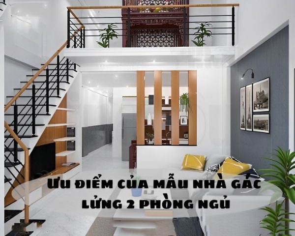 Nhà gác lửng cung cấp đầy đủ các tiện nghi
