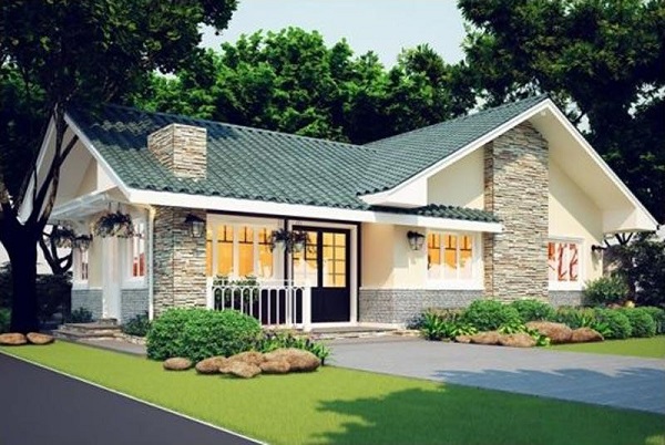 chi phí xây nhà cấp 4 100m2 giả biệt thự