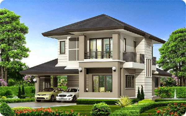 Chi phí xây nhà 2 tầng 100m2